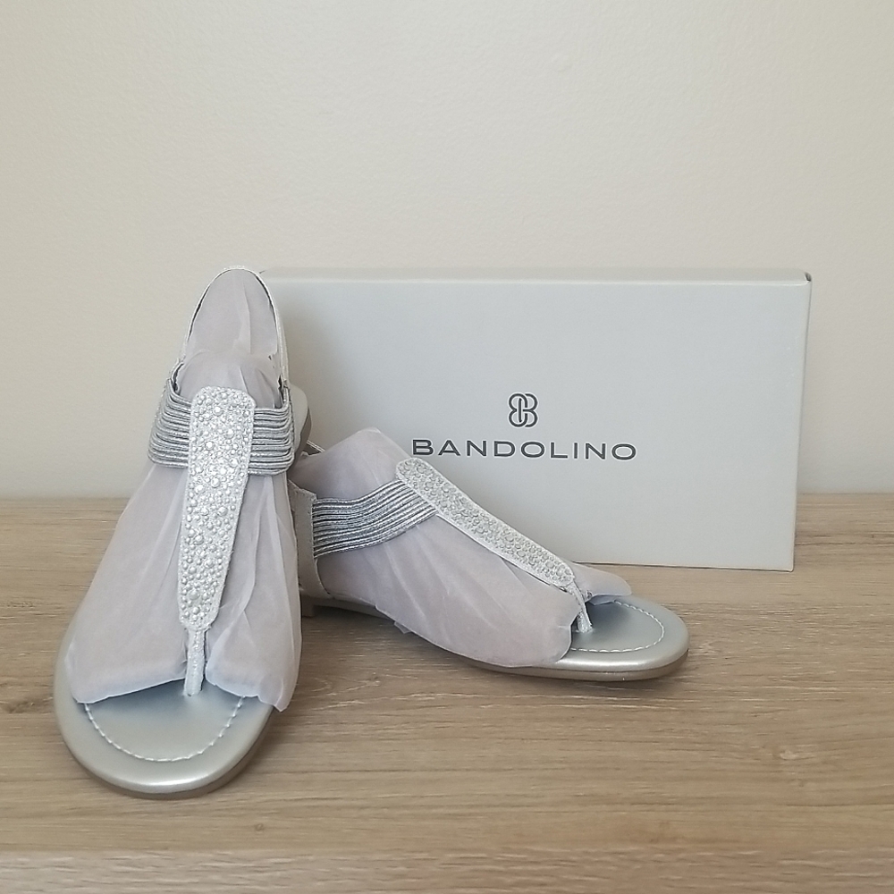 Bandolino Silver Sandal